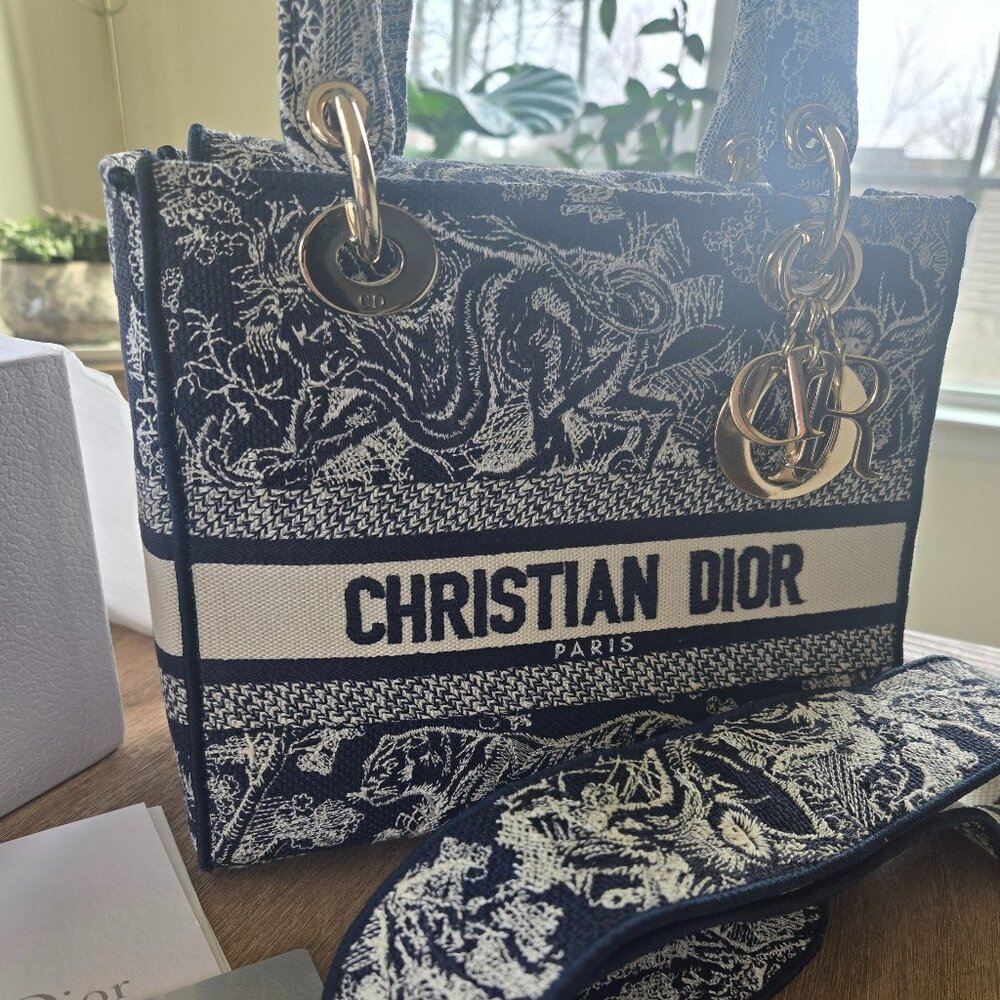 DIOR D-LITE Toile de Jouy Medium